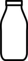 Flasche trinken Symbol Symbol Bild. Illustration von das trinken Wasser Flasche Glas Design Bild vektor