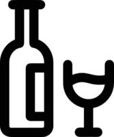 Flasche trinken Symbol Symbol Bild. Illustration von das trinken Wasser Flasche Glas Design Bild vektor