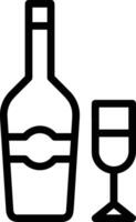 Flasche trinken Symbol Symbol Bild. Illustration von das trinken Wasser Flasche Glas Design Bild vektor