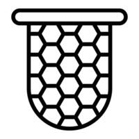 Nanoröhre Linie Symbol Design vektor