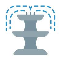 Brunnen Symbol Design vektor