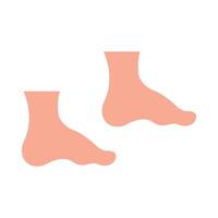 Füße Symbol Design vektor