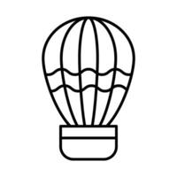 Heißluftballon-Icon-Design vektor