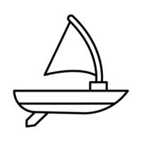 Windsurfen Symbol Design zum persönlich und kommerziell verwenden. vektor