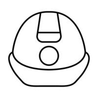 Schutzhelm-Icon-Design vektor