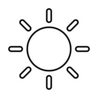 Sonne-Icon-Design vektor