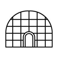 Symbol für die Iglu-Linie vektor