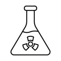 giftig chemisch Symbol Design vektor