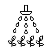 Wasser sprühen Symbol Design vektor