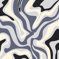 abstrakt horisontell bakgrund med färgrik vågor. trendig illustration vektor