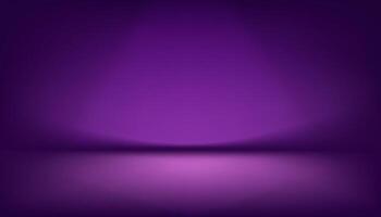 lila Hintergrund Mauer Studio Zimmer mit Scheinwerfer, Schatten auf Boden.leer dunkel violett Hintergrund Bühne Show mit Neon- Licht zum Produkt Präsentation, 3d Efeu Anzeige Podium Stand vektor