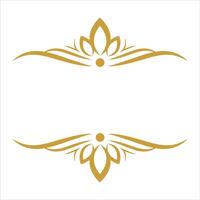 Rand Ornament Design Element Gold vektor