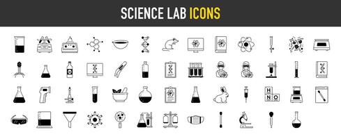 Wissenschaft Labor und Krankheit Verhütung Zeichen. medizinisch Gesundheitspflege, Arzt Symbole. chemisch Formel, medizinisch Arzt Forschung, Chemie testen Labor Symbole. Illustration vektor