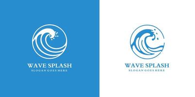 abstrakt Wasser Welle Spritzen Logo Symbol und Symbol Design. Profi Stil vektor