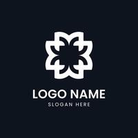 Lotus Blume Logo Design Inspiration, Blume Symbol. vektor