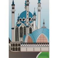 Illustration von von kul sharif Moschee Russland vektor