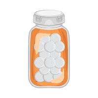 Illustration von Pille Flasche vektor