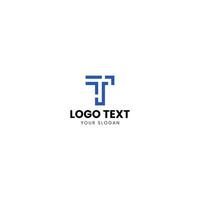 ein Logo zum ein Unternehmen Das Verwendet das Brief t vektor