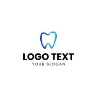 ein Zahn Logo Design vektor
