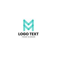 das Brief m Logo Design vektor