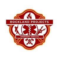 rockland projekt logotyp vektor