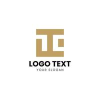 das Brief t Logo Design Vorlage vektor