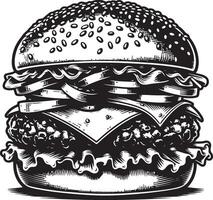 Burger Symbol Illustration vektor