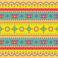 sari indisk mönster. sari indisk orientalisk mönster. indisk mönster stil kan vara Begagnade i tyg design för Kläder, textil, bakgrund, tapet, broderi vektor