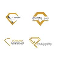 Diamant Logo Vorlage und Symbol vektor