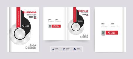 Geschäft Broschüre Startseite Design oder Katalog Vorlage zum Mehrzweck verwenden vektor