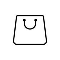 shopping väska ikon vektor