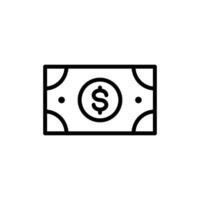 pengar eller finansiell ikon vektor