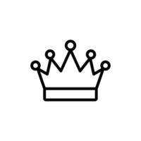 krona symbol ikon vektor