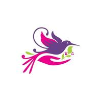schön modern minimalistisch Vogel Logo Design vektor