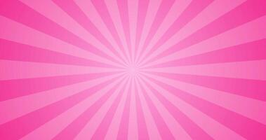 bunt abstrakt Gradient Rosa Sonnenstrahl Explosion bewirken im leer horizontal einfach Hintergrund vektor