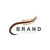 vete spannmål för bageri, bröd, logotyp design ikon illustration vektor
