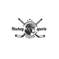 apa huvud maskot hockey team bricka logotyp design grafisk illustration vektor