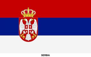 flagga av Serbien, serbia nationell flagga vektor