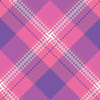 Tartan Plaid nahtlos Muster. Plaid Muster nahtlos. nahtlos Tartan Illustration einstellen zum Schal, Decke, andere modern Frühling Sommer- Herbst Winter Urlaub Stoff drucken. vektor