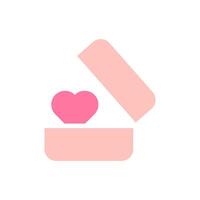 ringa kärlek fast mjuk rosa valentine illustration vektor