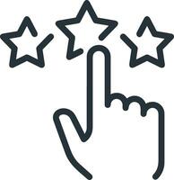 Hand mit Finger Symbol Symbol Bild zum Geste Illustration vektor