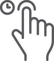 Hand mit Finger Symbol Symbol Bild zum Geste Illustration vektor