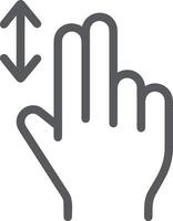 Hand mit Finger Symbol Symbol Bild zum Geste Illustration vektor