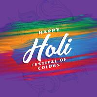 abstrakt Farben Schlaganfälle Hintergrund zum holi Festival vektor