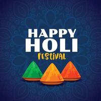 glücklich holi Festival von Farben abstrakt Hintergrund vektor