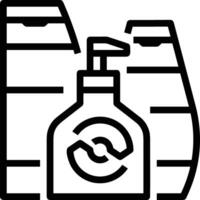 Flasche trinken Symbol Symbol Bild. Illustration von das trinken Wasser Flasche Glas Design Bild vektor