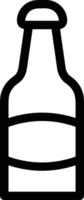 Flasche trinken Symbol Symbol Bild. Illustration von das trinken Wasser Flasche Glas Design Bild vektor