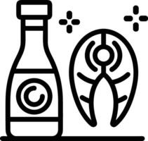 Flasche trinken Symbol Symbol Bild. Illustration von das trinken Wasser Flasche Glas Design Bild vektor