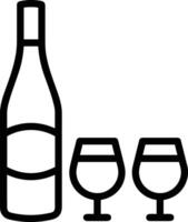 Flasche trinken Symbol Symbol Bild. Illustration von das trinken Wasser Flasche Glas Design Bild vektor