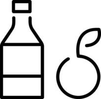 Flasche trinken Symbol Symbol Bild. Illustration von das trinken Wasser Flasche Glas Design Bild vektor